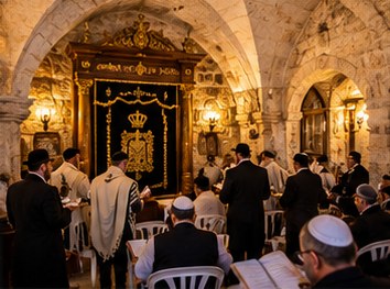 Das Davidsgrab auf dem Zionsberg