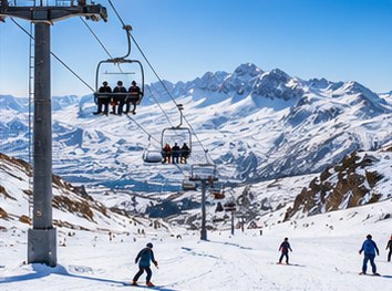 Berg Hermon: Schnee und Skifahren