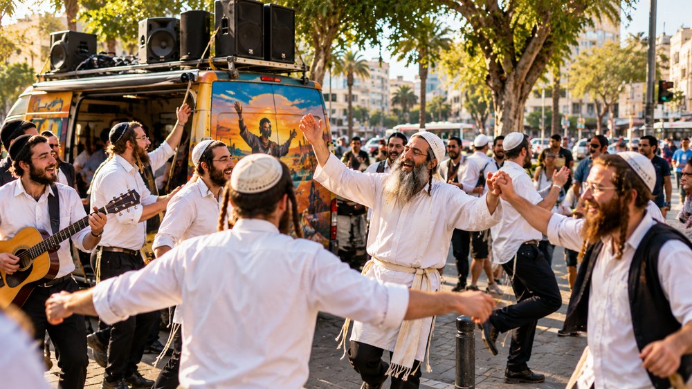 Na Nach Breslov: music vans and dancing on Israel’s streets