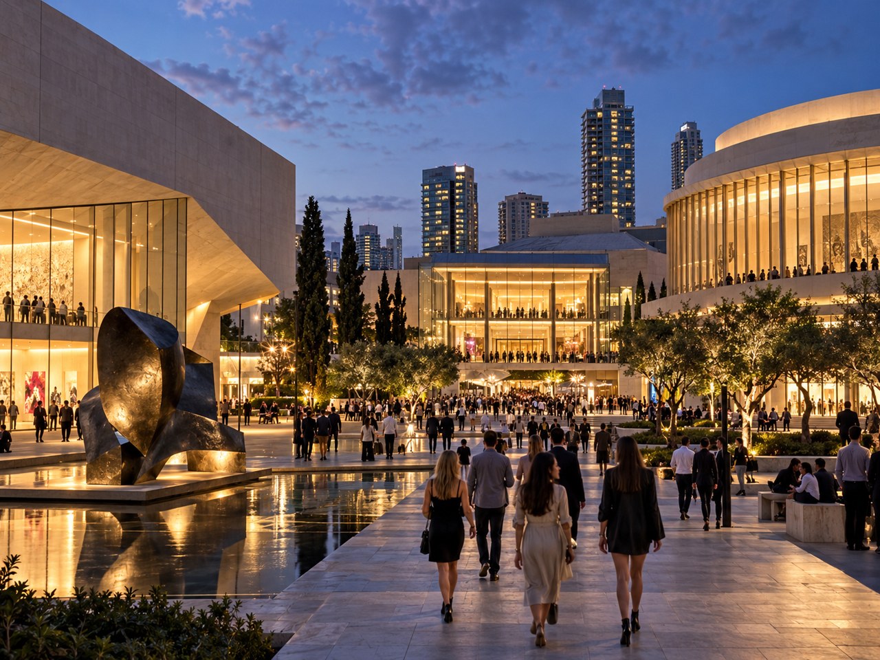 Le quartier du musée et de l’opéra à Tel-Aviv